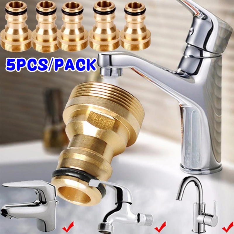 Basin Mixer Tap - 1/5 Stuks Universele Messing Tap Keukenadapters