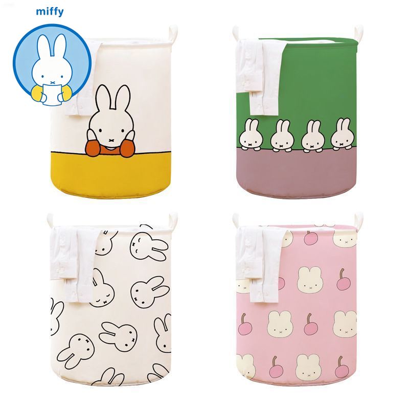 Home Edit Bathroom Storage - Kawaii Miffy Cartoon vuile klerenmand opvouwbaar