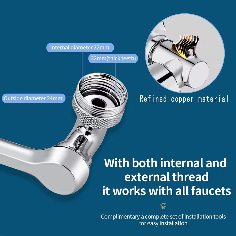 Metalen universele kraanverlen - Basin Mixer Tap recensie en prijs