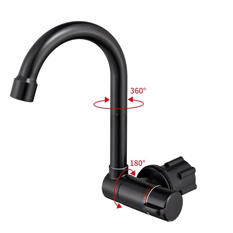 Zwarte opvouwbare RV-kraan voo - Basin Mixer Tap recensie en prijs