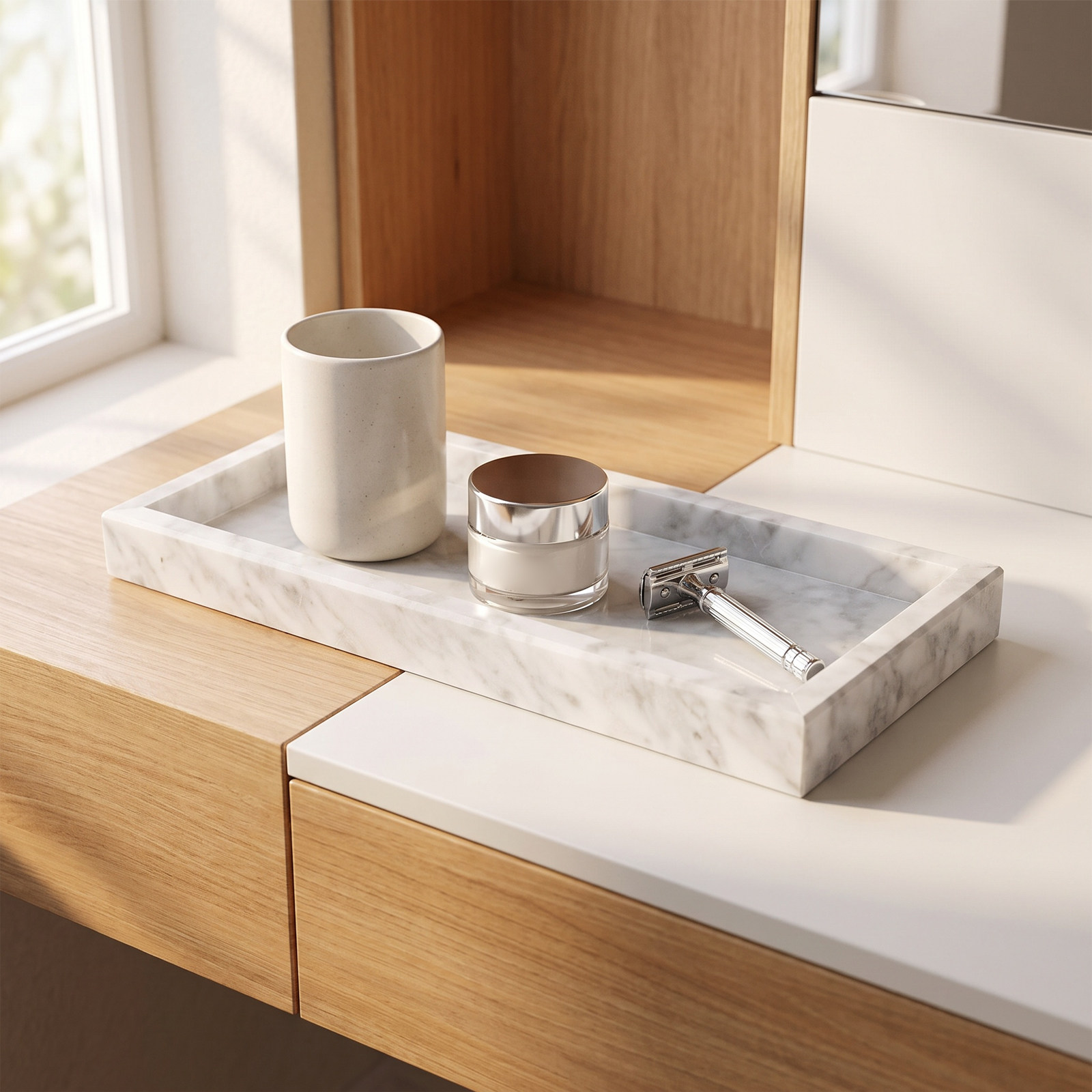 12x5 rechthoekige marmeren die - Home Bathroom Organizer recensie en prijs