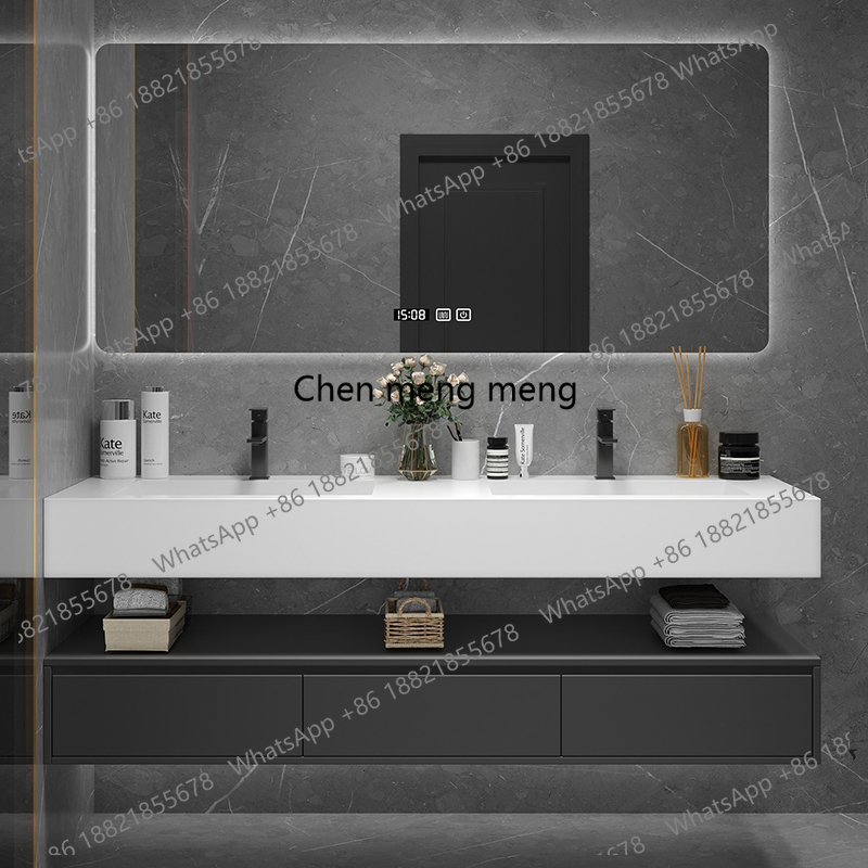 Zwart verlichtingsrek Badkamer - Home Bathroom Vanity Combo recensie en prijs