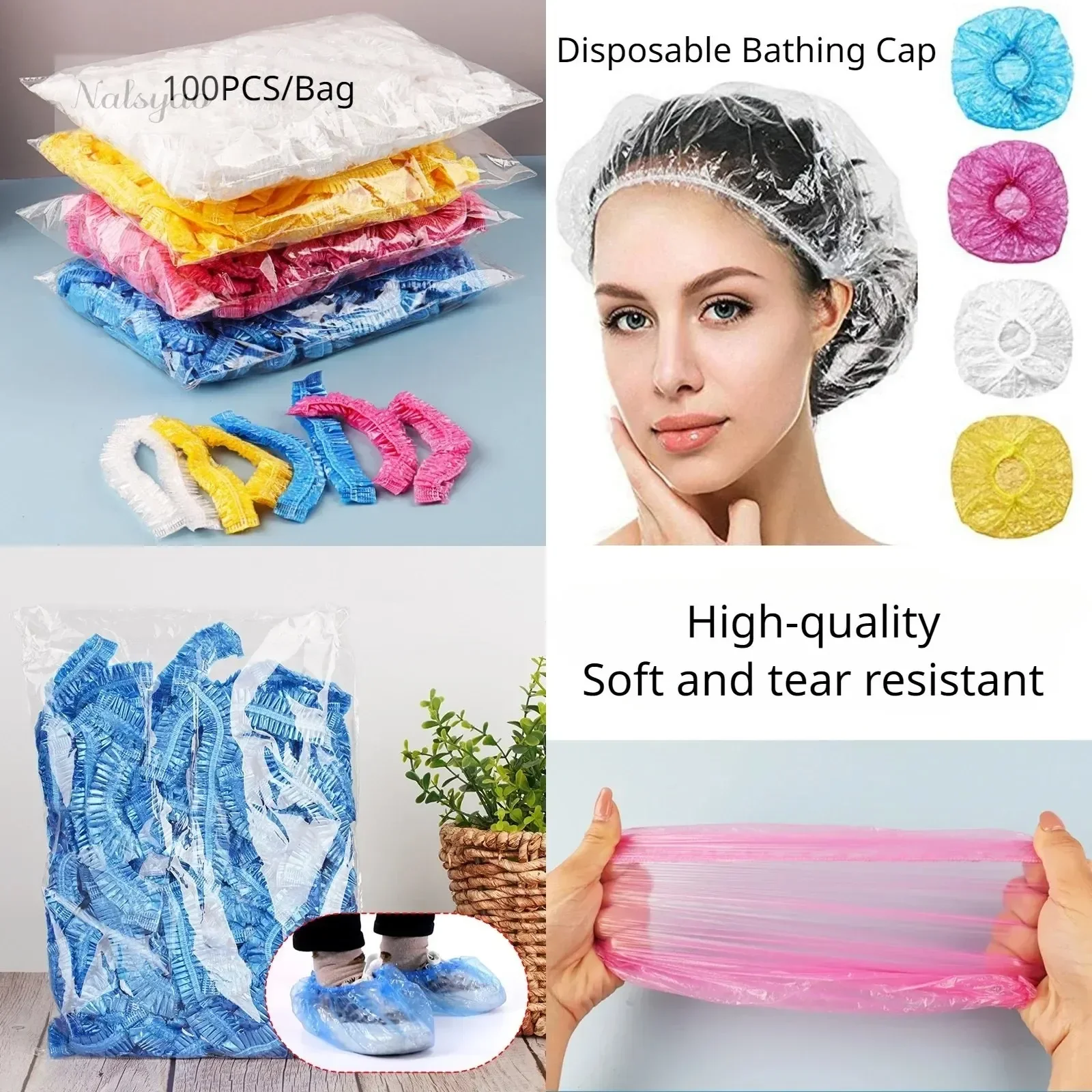 Wegwerp douchekapjes, transpar - Home Essentials Bathroom Storage recensie en prijs