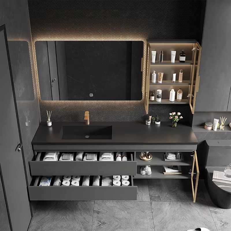 Klassieke Scandinavische verli - Home Bathroom Vanity Combo recensie en prijs
